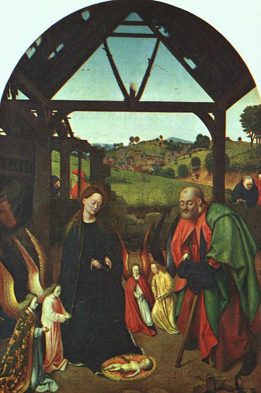 Petrus Christus The Nativity _2 Norge oil painting art